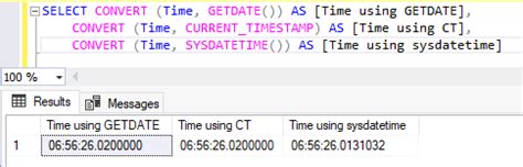 sql get current date|SQL Server GETDATE () function and its use cases.